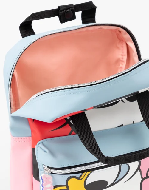 Vanilla Underground Disney Minnie Mouse Daisy Duck Pink/Blue Backpack - One Size Image 4