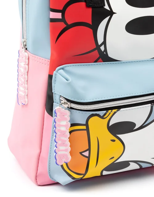 Vanilla Underground Disney Minnie Mouse Daisy Duck Pink/Blue Backpack - One Size Image 2