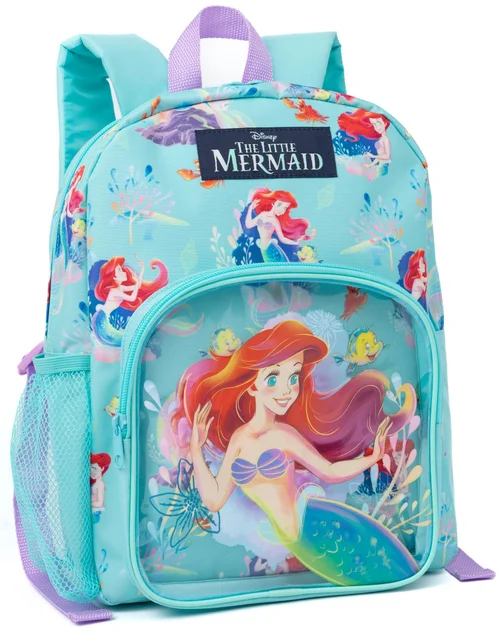 Vanilla Underground Disney Little Mermaid Kids Blue Backpack - One Size Image 2