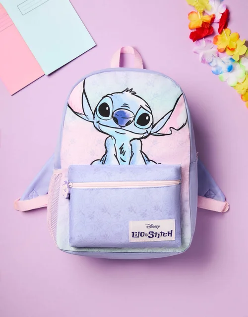 Vanilla Underground Disney Stitch Kids Purple Backpack - One Size Image 2