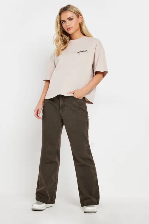 Pixiegirl Natural Brown Nashville Back Graphic T-Shirt - Size 12 Image 4