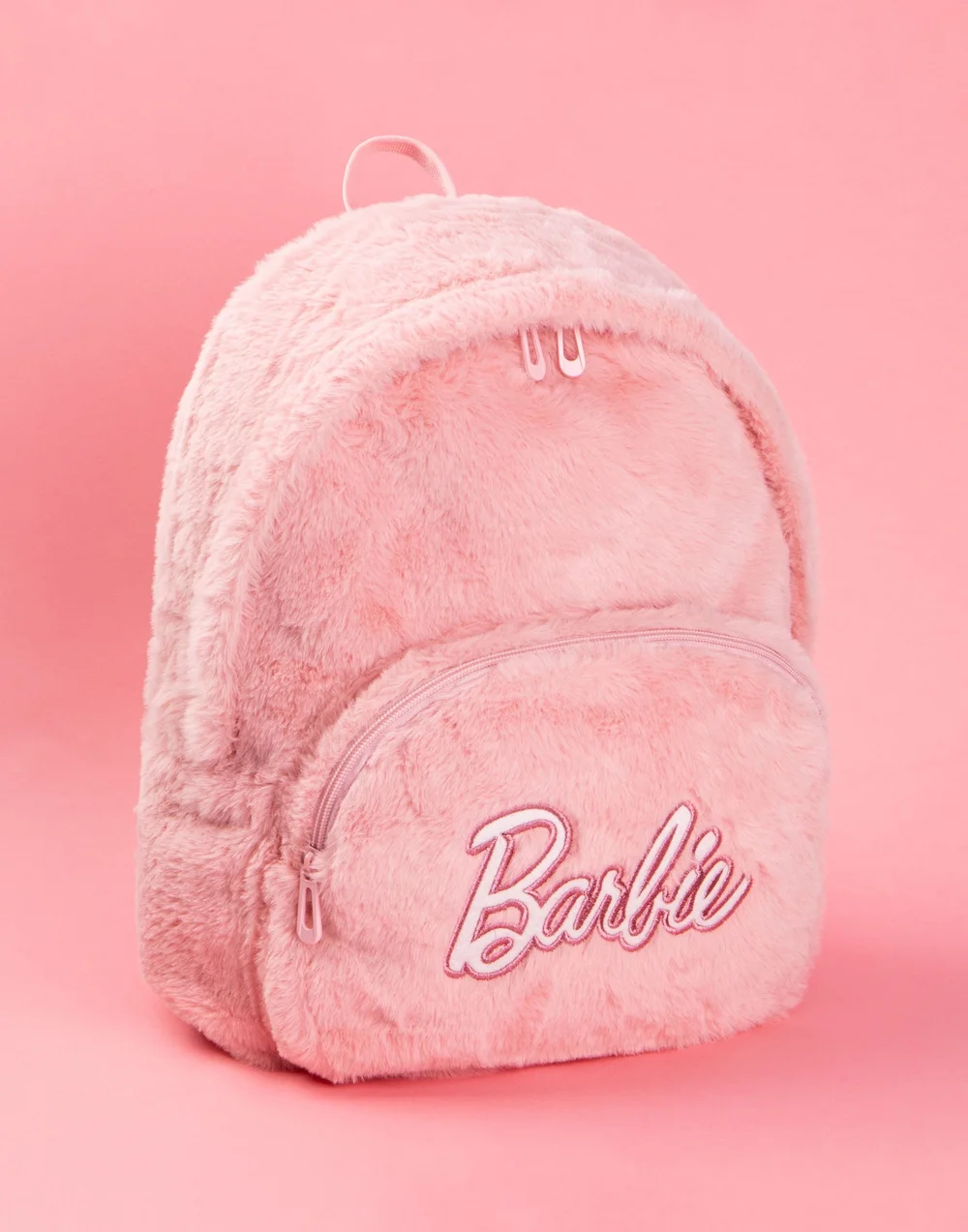 Vanilla Underground Barbie Pink Fur Adult Backpack - One Size Image 1