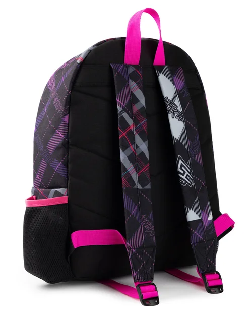 Vanilla Underground Monster High Ghouls Tartan Black Backpack - One Size Image 2