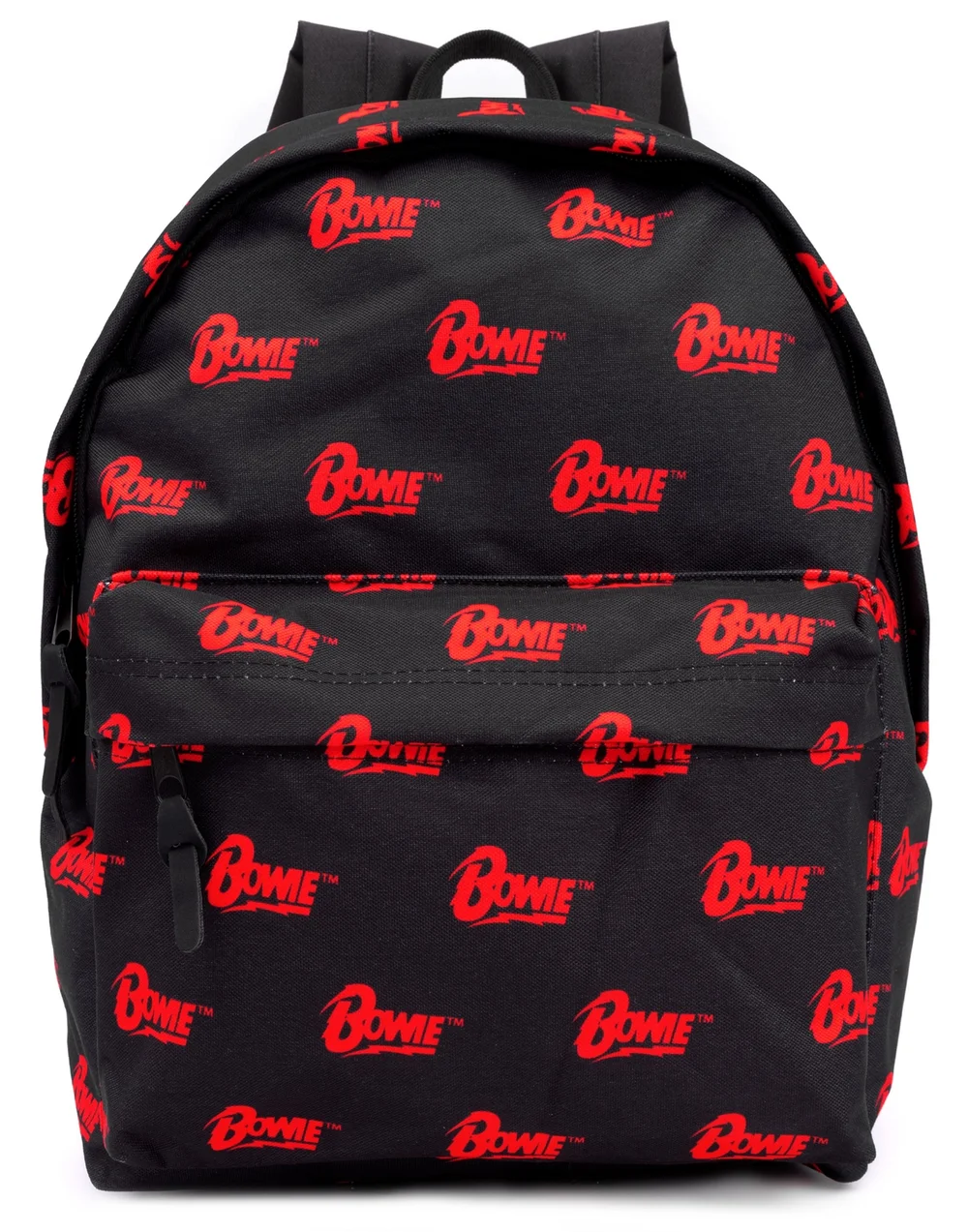 David Bowie Red Logo Black Backpack - One Size Image 2