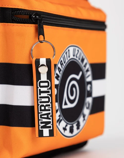 Vanilla Underground Naruto Shippuden Front Printed Black Backpack - One Size Image 4