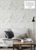Catherine Lansfield Meadowsweet Floral Sage Wallpaper - One Size Image 5