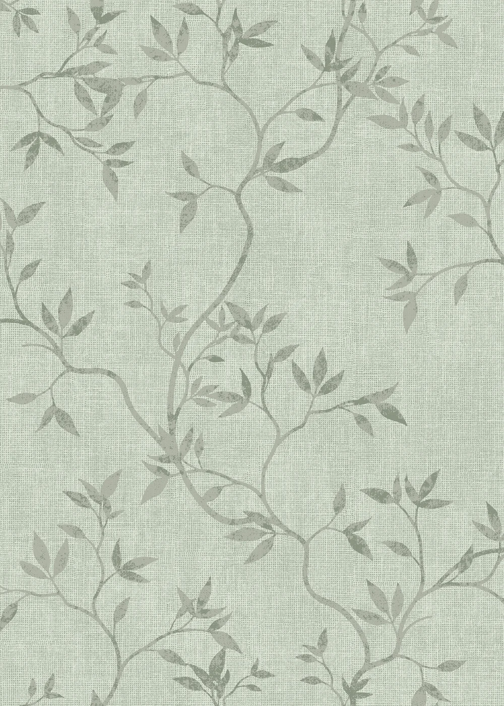 Darcy James Japandi Leaf Green Wallpaper - One Size Image 1
