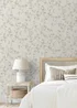 Darcy James Japandi Leaf Cream Wallpaper - One Size Image 2