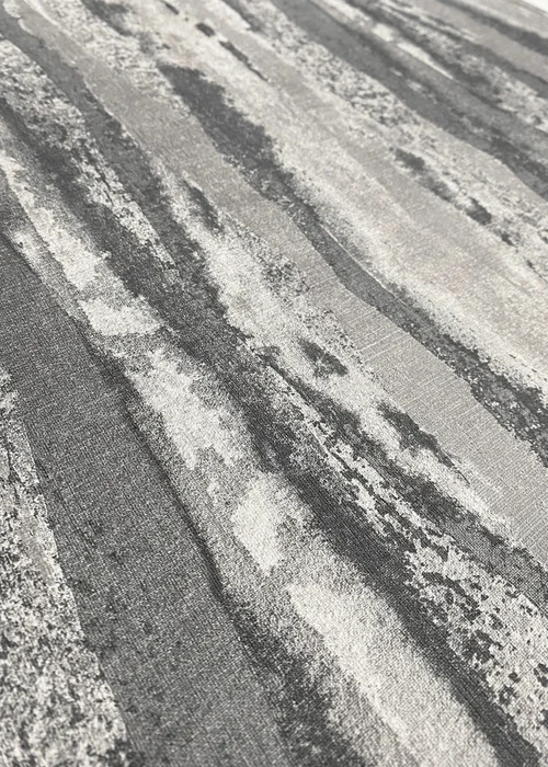 Muriva Soren Charcoal & Silver Wallpaper - One Size Image 3