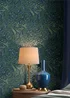 Muriva Vale Leaf Blue & Green Wallpaper - One Size Image 5