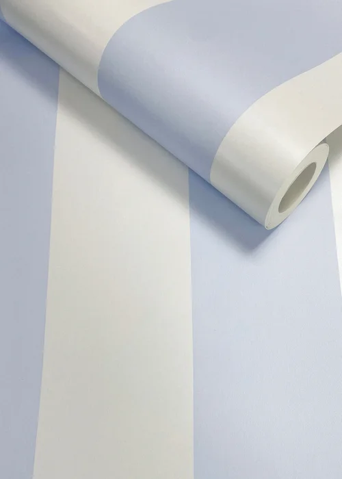 Sassy B_ Stripe Tease Blue Wallpaper - One Size Image 4