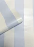 Sassy B_ Stripe Tease Blue Wallpaper - One Size Image 5