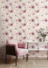 Muriva Lissa Flowers Pink Wallpaper - One Size Image 2