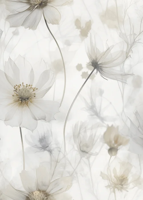 Muriva Lissa Flowers Cream Wallpaper - One Size Image 1