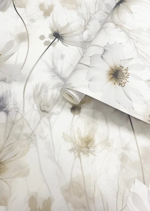 Muriva Lissa Flowers Cream Wallpaper - One Size Image 4