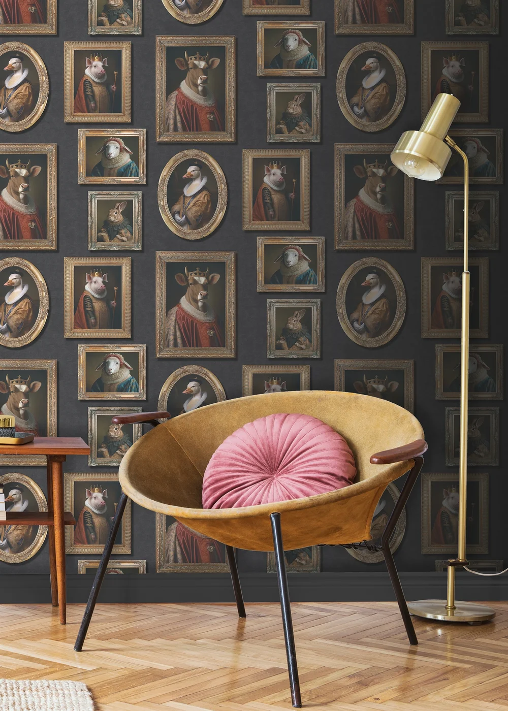 Muriva Regal Animals Wallpaper - One Size Image 2