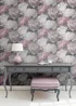 Muriva Doretta Floral Pink Wallpaper - One Size Image 2