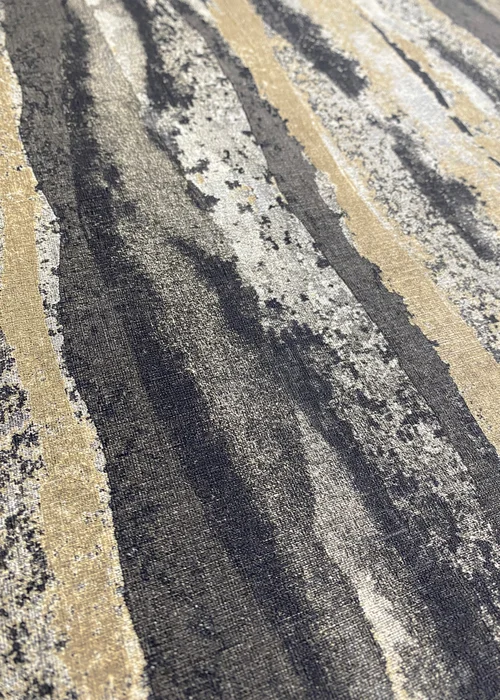 Muriva Soren Charcoal & Gold Wallpaper - One Size Image 3