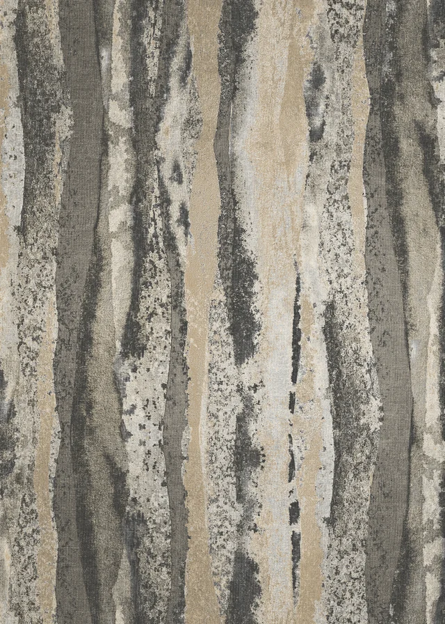 Muriva Soren Charcoal & Gold Wallpaper