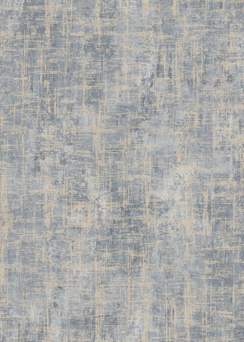 Muriva Etta Texture Blue & Gold Wallpaper - One Size Image 1