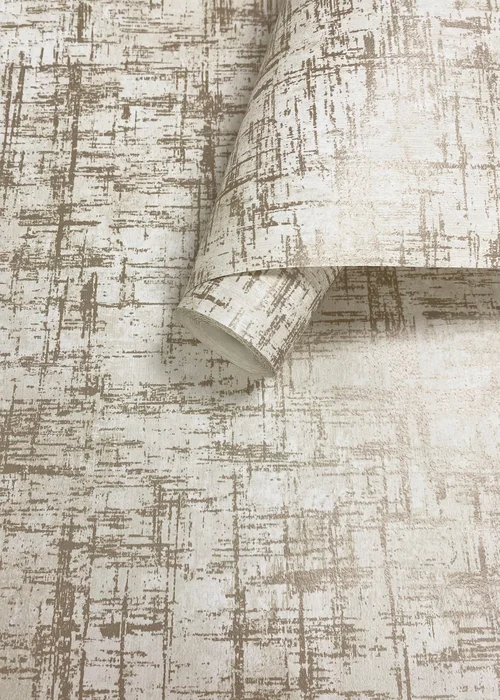 Muriva Etta Texture Cream & Gold Wallpaper - One Size Image 4