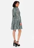 Lovedrobe Multi Damask Print Smock Mini Shirt Dress - 024 Image 3