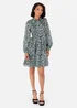 Lovedrobe Multi Damask Print Smock Mini Shirt Dress - 024 Image 1