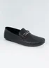 Brave Soul Black PU Loafers - Size 7 Image 3