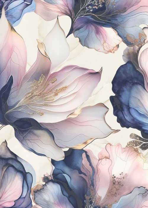 Muriva Elysian Floral Multi Wallpaper - One Size Image 1