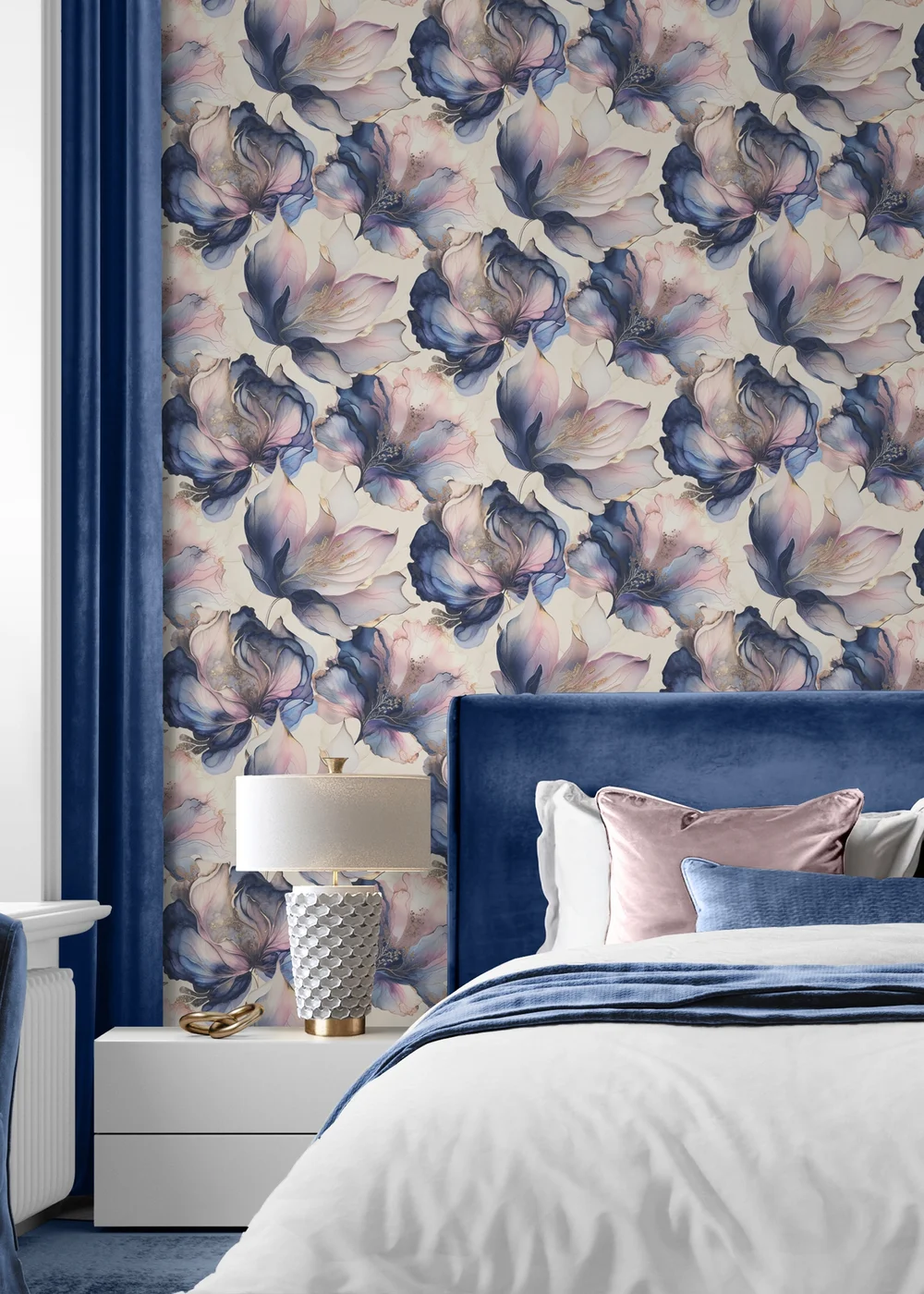 Muriva Elysian Floral Multi Wallpaper - One Size Image 5