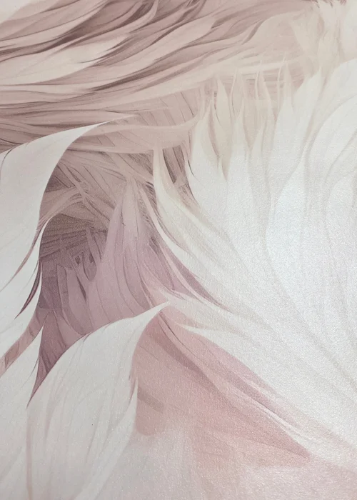 Muriva Plumes Blush Wallpaper - One Size Image 3