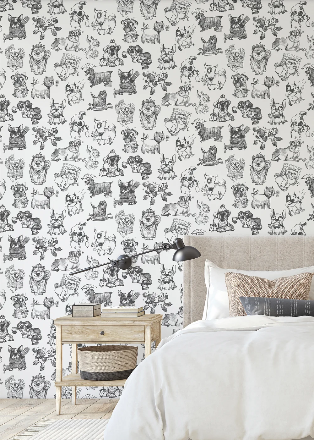 Muriva Pooches Wallpaper - One Size Image 2