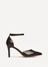 Linzi Thea Brown Faux Leather Classic Stiletto Court Heel - Size 4 Image 2