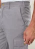 Cotton Traders Soft Grey Cargo Comfort Trousers - 52/L31 Image 3