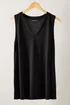 Evans Curve Black Modal Rich Vest Top - Size 30-32 Image 5