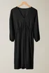 Evans Curve Black Crepe Midi Dress - 16 Image 5