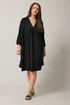 Evans Curve Black Crepe Midi Dress - 16 Image 2