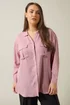 EVANS Curve Pink Utility Pocket Shirt - Size 16 Image 1