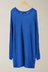 Evans Curve Cobalt Blue Batwing Sleeve Jumper - Size 18 Image 5