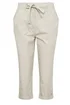 M&Co Natural Brown Cool Cotton Poplin Cropped Trousers - 18/L31 Image 5