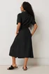 M&Co Petite Black Linen Shirt Dress - 16 Image 3