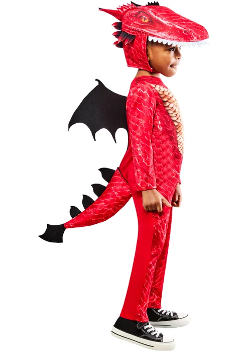 Rubies Red Dragon Costume (2-8 Years) - 2-3 Yrs Image 3