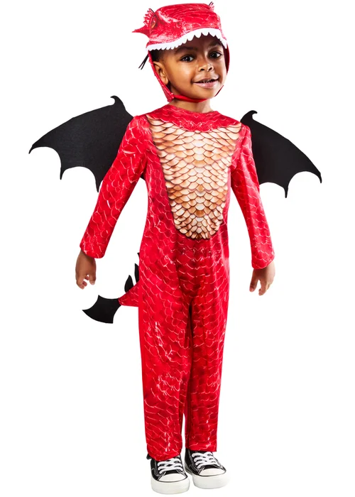 Rubies Red Dragon Costume (2-8 Years) - 2-3 Yrs Image 5