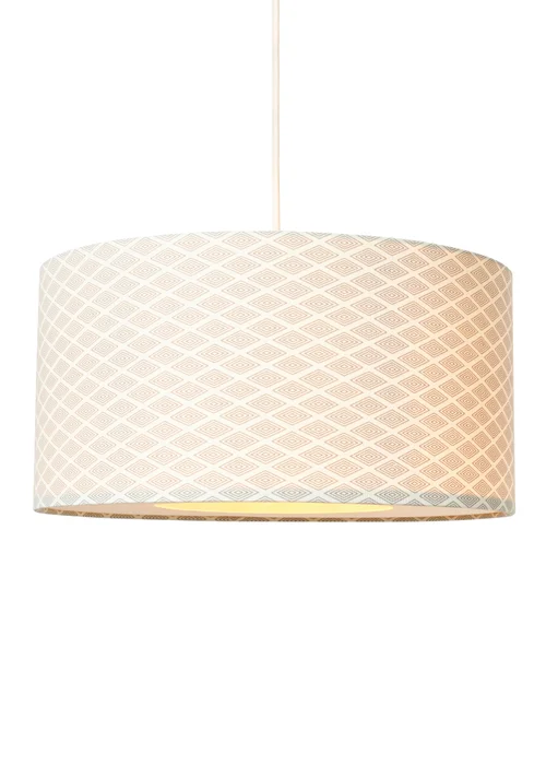 INLIGHT HARLE Easyfit Linen Shade with Diffuser Grey (20cm x 40cm) - One Size Image 4