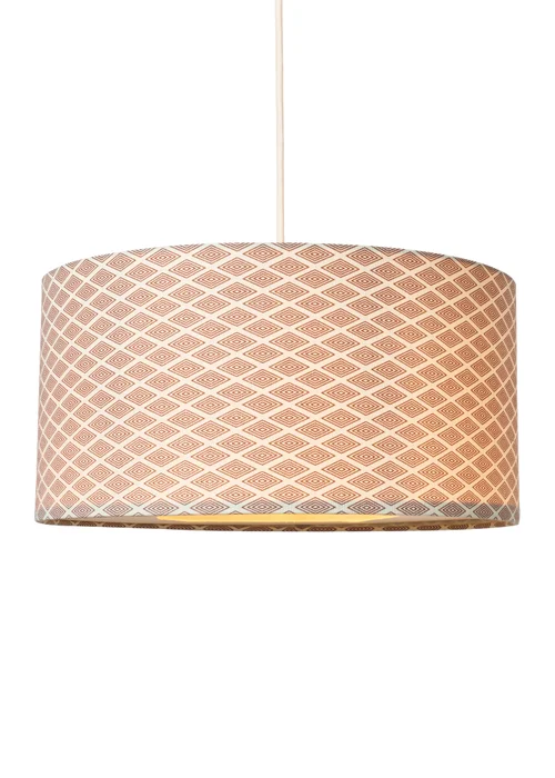 INLIGHT HARLE Easyfit Linen Shade with Diffuser Burgundy (20cm x 40cm) - One Size Image 4