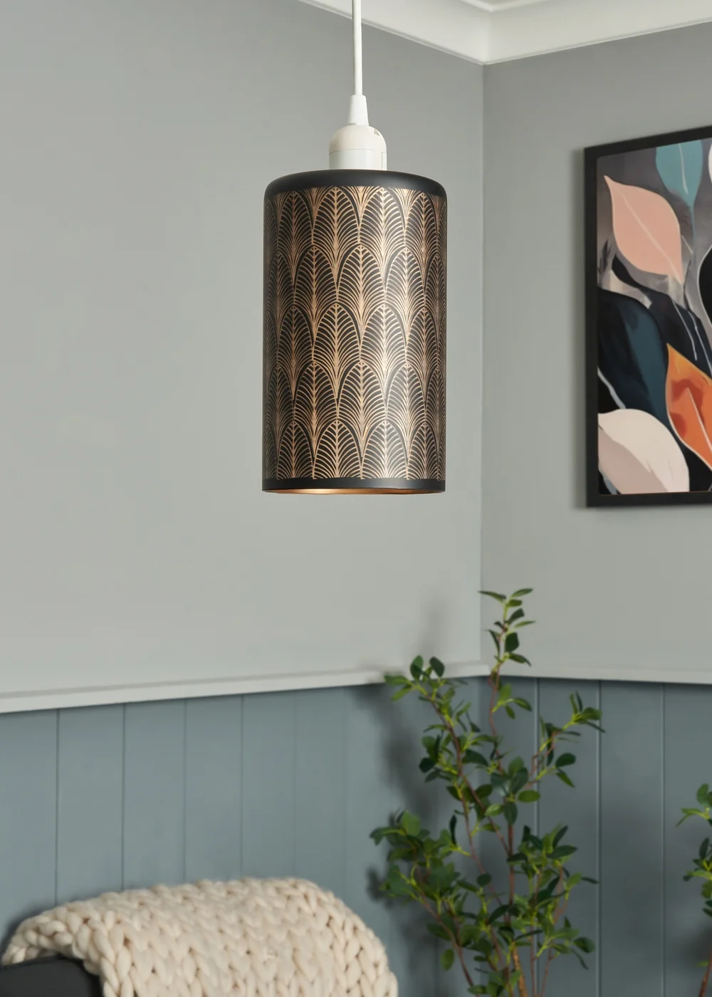 INLIGHT ICARUS Easyfit Pattern Glass Black (20cm x 12cm) - One Size Image 2