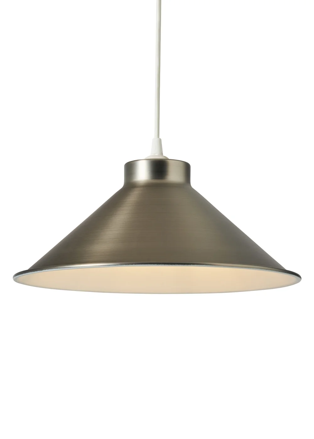 INLIGHT DALANI Easyfit Metal Pendant Pewter (14cm x 33cm) - One Size Image 4