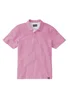 Cotton Traders Cherry Blossom Short Sleeve Polo Shirt - LG Image 1