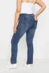 M&Co Mid Wash Blue Lift & Shape Straight Leg Jeans - 24/L31 Image 3