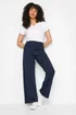 M&Co Navy Blue Wide Leg Yoga Pants - 26-28/L29 Image 2